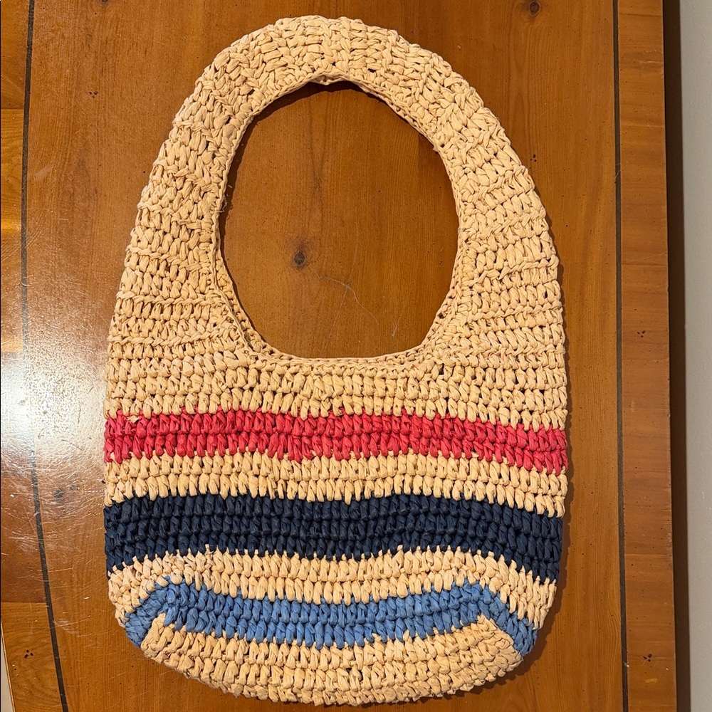 Universal Thread Multicolor Woven Tote Bag | Beach & Market Bag